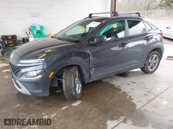 2022 Hyundai Kona SEL with VIN KM8K6CAB2NU857411, listed as a IAAI auction lot 41860564 with 29,199 mi miles and . Bid and sale history available at DreamBid. Image 17.
