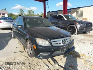 2011 Mercedes-Benz C-Class C 300 Sport with VIN WDDGF8BB2BR141926, listed as a IAAI auction lot 40893499 with 112,692 mi miles. Bid and sale history available at carsss.com. Image 1.