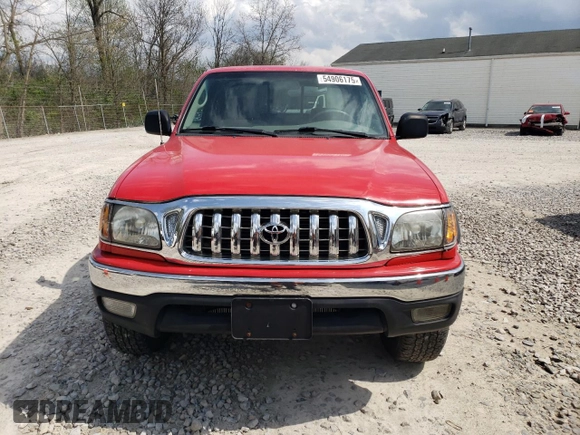 2004 Toyota Tacoma with VIN 5TEWN72N54Z412241, listed as a Copart auction lot 54906175 with 109,044 mi miles and Salvage Title. Bid and sale history available at DreamBid. Image 5.