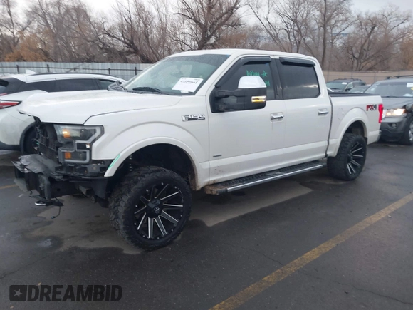 2017 Ford F-150 XL with VIN 1FTEW1EP5HFA52345, listed as a IAAI auction lot 41059665 with 134,193 mi miles and . Bid and sale history available at DreamBid. Image 2.