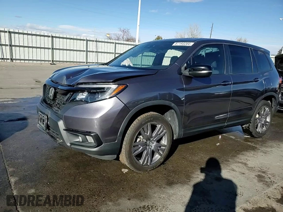 2019 Honda Passport EX-L with VIN 5FNYF8H53KB027391, listed as a Copart auction lot 87193204 with 92,870 mi miles and Salvage title. Bid and sale history available at DreamBid. Image 14.