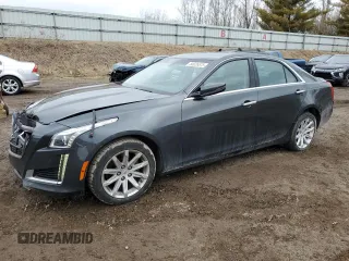 2014 Cadillac CTS AWD with VIN 1G6AW5SX9E0193625, listed as a Copart auction lot 50026575 with 106,627 mi miles and Clean title. Bid and sale history available at DreamBid. Image 1.