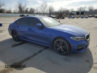 2020 BMW 3 Series 330i xDrive with VIN 3MW5R7J00L8B43315, listed as a Copart auction lot 50133205 with 59,520 mi miles and Salvage Title. Bid and sale history available at carsss.com. Image 4.