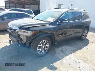 2023 GMC Acadia SLT z VIN 1GKKNUL45PZ233933, wystawiony jako IAAI lot #42019113 z przebiegiem 57 789 mil mil oraz . Historia ofert i sprzedaży dostępna na DreamBid. Obrazek 2.
