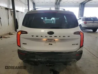 2021 Kia Telluride SX with VIN 5XYP5DHC7MG152914, listed as a Copart auction lot 54172835 with 109,105 mi miles and Salvage title. Bid and sale history available at DreamBid. Image 6.