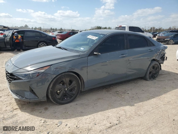 2022 Hyundai Elantra Essential with VIN KMHLM4AGXNU361963, listed as a Copart auction lot 48763575 with 47,226 mi miles and Salvage Title. Bid and sale history available at carsss.com. Image 1.