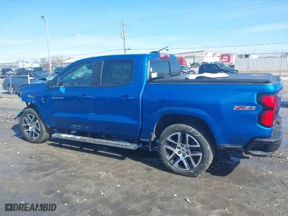 2023 Chevrolet Colorado 4WD Z71 with VIN 1GCPTDEKXP1247067, listed as a IAAI auction lot 41760802 with 21,259 mi miles. Bid and sale history available at carsss.com. Image 14.