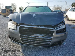 2015 Audi A8 L 4.0T with VIN WAU32AFD4FN041442, listed as a Copart auction lot 43708295 with 132,579 mi miles and Salvage Title. Bid and sale history available at carsss.com. Image 5.