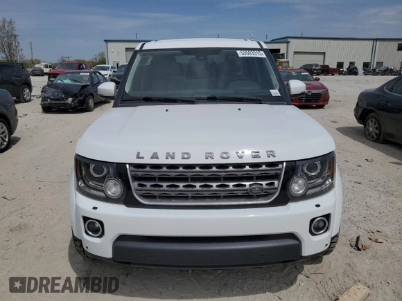 2016 Land Rover LR4 HSE with VIN SALAG2V60GA841547, listed as a Copart auction lot 53503315 with Not Provided miles and Clean Title. Bid and sale history available at DreamBid. Image 5.