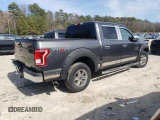 2015 Ford F-150 XLT with VIN 1FTEW1EF0FKD37563, listed as a Copart auction lot 48237495 with 91,172 mi miles and Salvage Title. Bid and sale history available at carsss.com. Image 3.