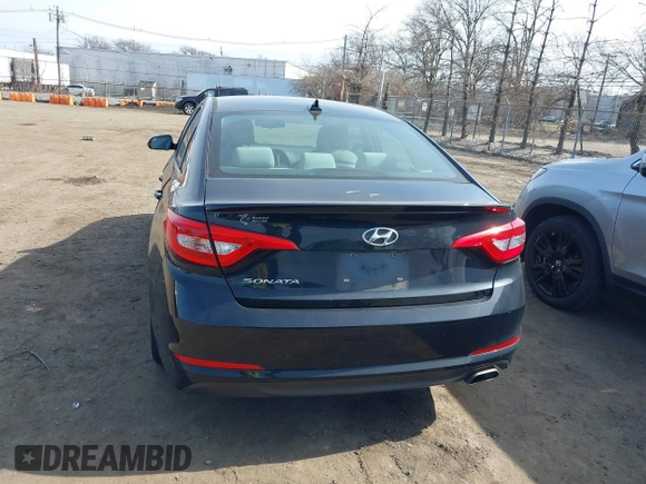 2017 Hyundai Sonata 2.4L with VIN 5NPE24AF5HH554112, listed as a IAAI auction lot 41783014 with 86,827 mi miles. Bid and sale history available at carsss.com. Image 16.