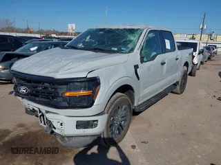 2024 Ford F-150 XLT with VIN 1FTFW3L57RFB09230, listed as a IAAI auction lot 41670274 with 13,614 mi miles. Bid and sale history available at carsss.com. Image 2.