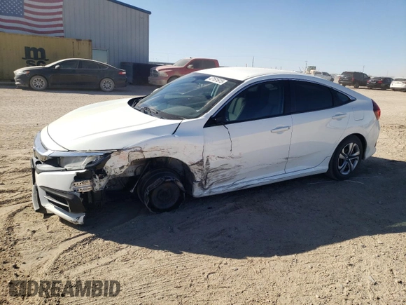 2016 Honda Civic Sedan LX with VIN 19XFC2F54GE000987, listed as a Copart auction lot 47181615 with 93,958 mi miles and Salvage Title. Bid and sale history available at carsss.com. Image 1.