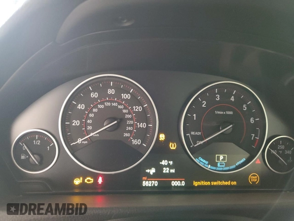 2017 BMW 3 Series 330e iPerformance with VIN WBA8E1C51HK480158, listed as a Copart auction lot 49490625 with 56,270 mi miles and Clean Title. Bid and sale history available at carsss.com. Image 9.