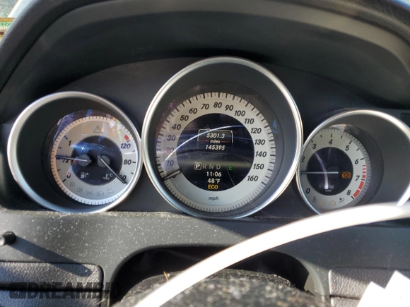 2013 Mercedes-Benz C 300 Sport with VIN WDDGF8AB5DA808409, listed as a Copart auction lot 88783355 with 145,395 mi miles and Salvage title. Bid and sale history available at DreamBid. Image 9.