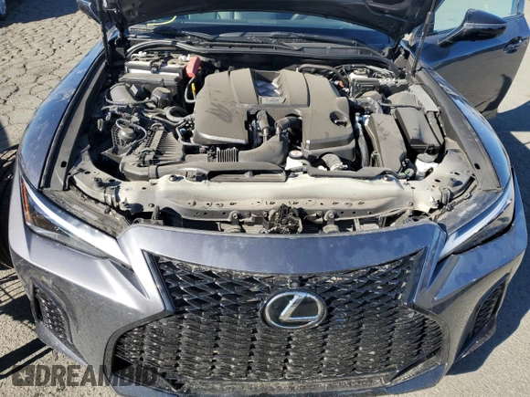 2024 Lexus IS with VIN JTHAP1D20R5005277, listed as a Copart auction lot 79099864 with 6,297 mi miles and Salvage Title. Bid and sale history available at carsss.com. Image 11.