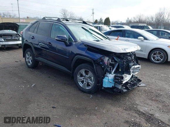 2023 Toyota RAV4 XLE with VIN 2T3P1RFV1PW388381, listed as a IAAI auction lot 41672980 with 20,503 mi miles. Bid and sale history available at carsss.com. Image 1.