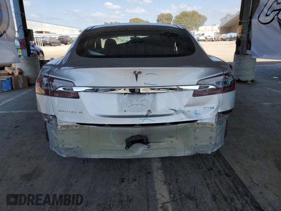 2016 Tesla Model S 90D with VIN 5YJSA1E24GF178298, listed as a Copart auction lot 52799545 with 112,391 mi miles and Salvage Title. Bid and sale history available at DreamBid. Image 6.