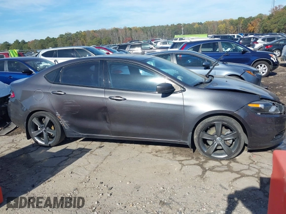 2015 Dodge Dart GT with VIN 1C3CDFEB6FD278924, listed as a IAAI auction lot 40889120 with 104,063 mi miles. Bid and sale history available at carsss.com. Image 13.