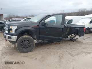 2017 Ford F-150 XL with VIN 1FTEX1E87HFB37824, listed as a IAAI auction lot 41222852 with 86,257 mi miles. Bid and sale history available at carsss.com. Image 16.