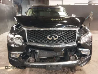 2017 Infiniti QX80 with VIN JN8AZ2NE1H9160930, listed as a IAAI auction lot 42080203 with 92,222 mi miles. Bid and sale history available at carsss.com. Image 12.