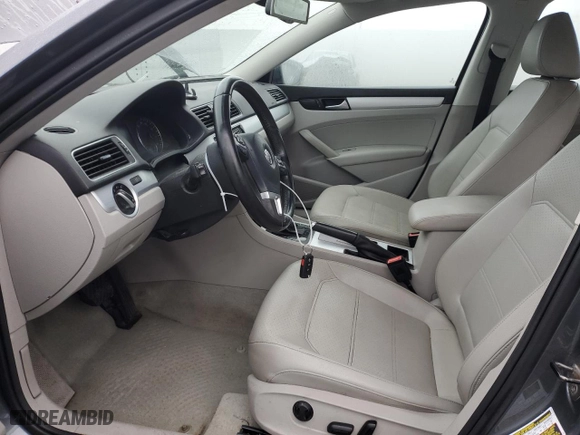 2012 Volkswagen Passat SE with VIN 1VWBP7A3XCC040866, listed as a Copart auction lot 82473374 with 157,391 mi miles and Salvage Title. Bid and sale history available at carsss.com. Image 7.