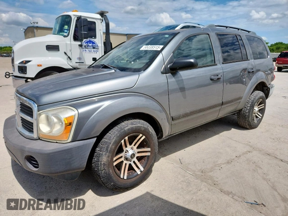 2005 Dodge Durango SXT с VIN 1D4HD38NX5F601092, выставлен на аукционе Copart как лот 63338515 с пробегом 301 984 миль миль и Чистый • Clean title. История ставок и продаж доступна на DreamBid. Изображение 1.