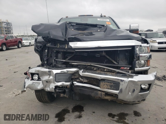2019 Chevrolet Silverado 2500HD LTZ with VIN 1GC1KTEY3KF186714, listed as a Copart auction lot 79488464 with 0 mi miles and Salvage Title. Bid and sale history available at carsss.com. Image 5.
