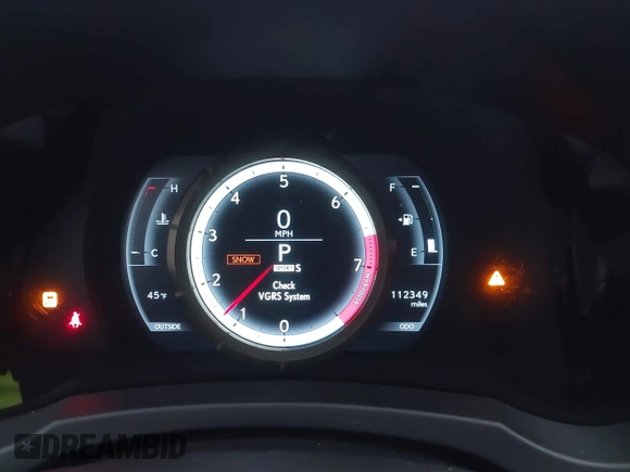 2014 Lexus IS 350 with VIN JTHBE1D25E5007336, listed as a IAAI auction lot 41740415 with 112,349 mi miles and . Bid and sale history available at DreamBid. Image 7.