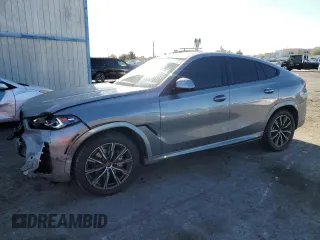 2024 BMW X6 xDrive40i with VIN 5UX33EX0XR9U60152, listed as a Copart auction lot 49845555 with 29,712 mi miles and Clean Title. Bid and sale history available at carsss.com. Image 1.