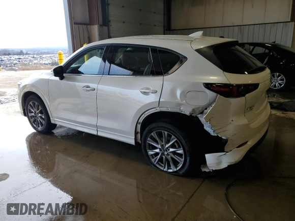 2025 Mazda CX-5 2.5 S Premium Plus Package with VIN JM3KFBEM7S0578797, listed as a Copart auction lot 46307845 with 3,625 mi miles and Salvage Title. Bid and sale history available at carsss.com. Image 2.
