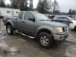2005 Nissan Frontier SE with VIN 1N6AD06W45C416222, listed as a Copart auction lot 88534725 with 258,572 mi miles and Salvage title. Bid and sale history available at DreamBid. Image 4.