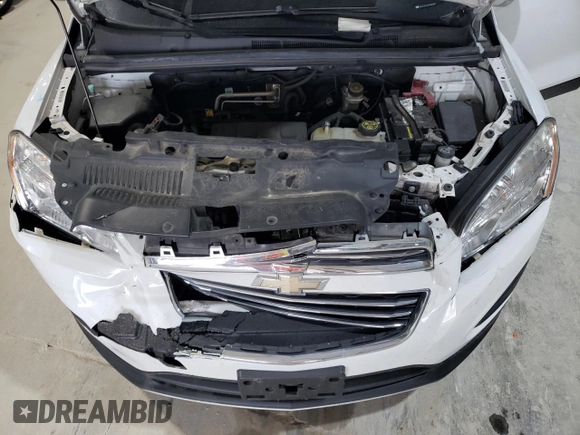 2016 Chevrolet Trax LT z VIN KL7CJLSB0GB666989, wystawiony jako Copart lot #55850675 z przebiegiem 96 539 mil mil oraz Szkoda całkowita • Salvage title. Historia ofert i sprzedaży dostępna na DreamBid. Obrazek 12.