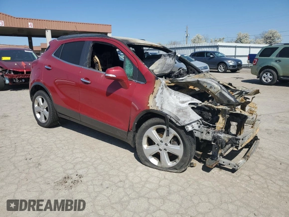 2016 Buick Encore with VIN KL4CJASB6GB609049, listed as a Copart auction lot 54417865 with Not Provided miles and Non Repairable. Bid and sale history available at DreamBid. Image 4.