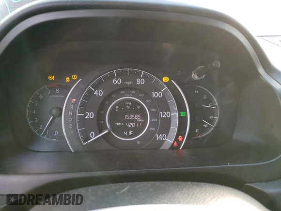 2014 Honda CR-V EX with VIN 2HKRM4H57EH686907, listed as a Copart auction lot 42395255 with 153,585 mi miles and Salvage Title. Bid and sale history available at carsss.com. Image 9.