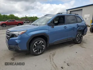 2025 Subaru Forester Limited with VIN JF2SLDRC1SH475182, listed as a Copart auction lot 56572945 with 8,236 mi miles and Salvage title. Bid and sale history available at DreamBid. Image 1.