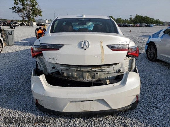 2020 Acura ILX w/Premium Pkg with VIN 19UDE2F79LA000999, listed as a Copart auction lot 50295255 with 0 mi miles and Salvage Title. Bid and sale history available at carsss.com. Image 6.