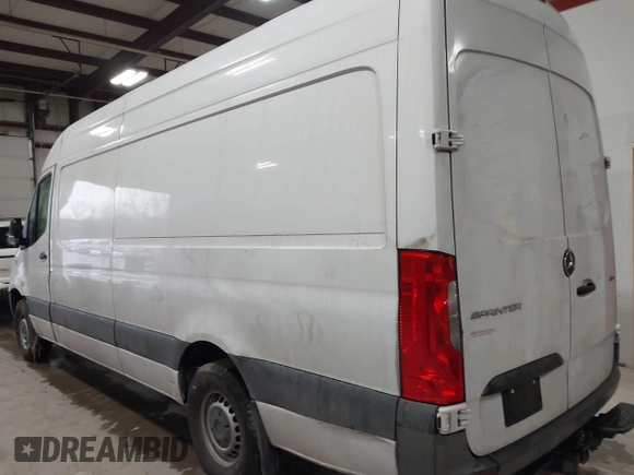 2020 Mercedes-Benz Sprinter Cargo Cargo with VIN W1Y40CHY1LT037120, listed as a IAAI auction lot 41199296 with 247,973 mi miles and . Bid and sale history available at carsss.com. Image 3.