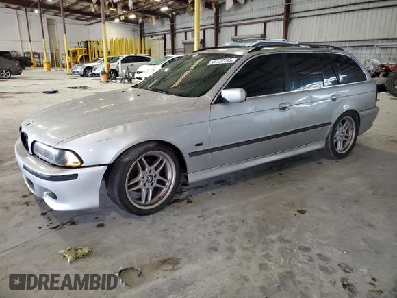 2001 BMW 5 Series 525iAT with VIN WBADS43461GD84053, listed as a Copart auction lot 45722195 with 0 mi miles and Salvage Title. Bid and sale history available at carsss.com. Image 1.