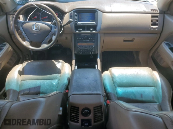 2008 Honda Pilot EX-L with VIN 5FNYF28758B010728, listed as a Copart auction lot 54992515 with 144,963 mi miles and Salvage Title. Bid and sale history available at DreamBid. Image 8.