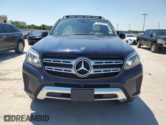2019 Mercedes-Benz GLS 450 with VIN 4JGDF6EE6KB240051, listed as a Copart auction lot 58522094 with 29,795 mi miles and Salvage Title. Bid and sale history available at DreamBid. Image 5.