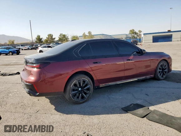 2023 BMW 7 Series 760i xDrive с VIN WBA33EJ09PCL98685, выставлен на аукционе Copart как лот 60106345 с пробегом 16 922 миль миль и Списание • Salvage title. История ставок и продаж доступна на DreamBid. Изображение 3.