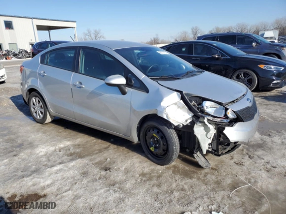 2012 Kia Rio LX with VIN KNADM4A33C6090507, listed as a Copart auction lot 88278705 with 133,077 mi miles and Salvage Title. Bid and sale history available at carsss.com. Image 4.
