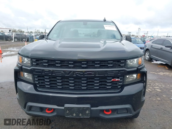 2021 Chevrolet Silverado 1500 Custom Trail Boss with VIN 3GCPYCEF4MG147073, listed as a IAAI auction lot 41786919 with 89,749 mi miles and . Bid and sale history available at DreamBid. Image 6.