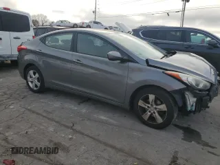 2013 Hyundai Elantra Limited with VIN 5NPDH4AE5DH356402, listed as a Copart auction lot 49293705 with 222,868 mi miles and Salvage Title. Bid and sale history available at DreamBid. Image 4.