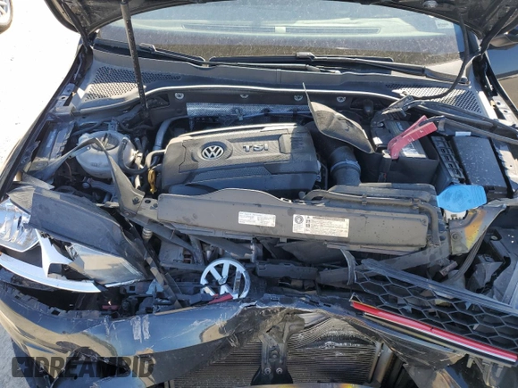 2017 Volkswagen Golf GTI S with VIN 3VW4T7AU7HM053948, listed as a Copart auction lot 51394174 with 55,278 mi miles and Salvage Title. Bid and sale history available at carsss.com. Image 12.