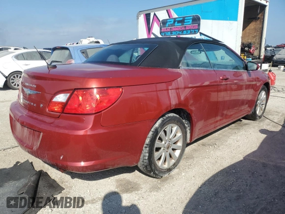 2010 Chrysler Sebring Touring with VIN 1C3BC5ED9AN148309, listed as a Copart auction lot 74634154 with 83,850 mi miles and Non Repairable. Bid and sale history available at carsss.com. Image 3.