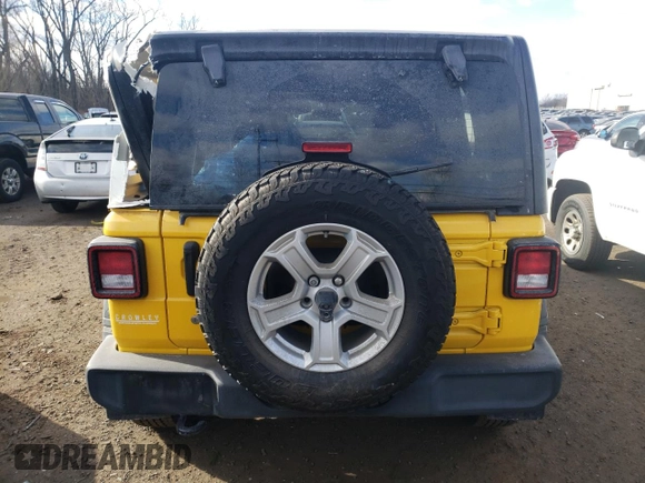 2019 Jeep Wrangler Unlimited Sport with VIN 1C4HJXDG1KW579578, listed as a Copart auction lot 88241065 with 69,083 mi miles and Salvage title. Bid and sale history available at DreamBid. Image 6.