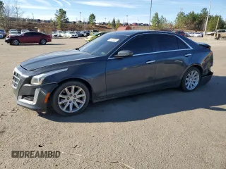 2014 Cadillac CTS Luxury RWD with VIN 1G6AR5S39E0140718, listed as a Copart auction lot 47071535 with 179,718 mi miles and Salvage Title. Bid and sale history available at carsss.com. Image 1.