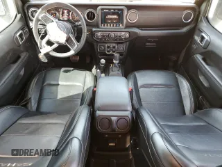 2022 Jeep Wrangler Unlimited Sahara with VIN 1C4HJXEG8NW164969, listed as a Copart auction lot 52241645 with 64,263 mi miles and Salvage title. Bid and sale history available at DreamBid. Image 8.
